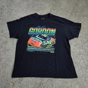 Vtg Y2k HENDRICK MOTORSPORTS Jeff Gordon All Over Print Nascar Racing T Shirt XL